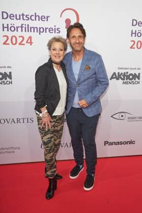 Tanja Schumann and Falk Willy Wild Presentation of the 22 German Audio Film Award 2024 at the Deutsche Telekom Capital Representation in Berlin on 19 03 2024 22 German Audio Film Award 2024