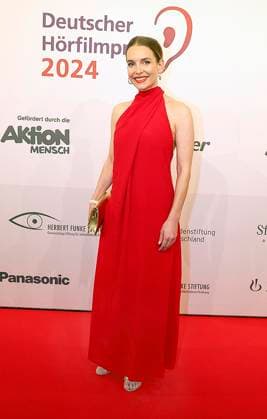Sina Martens at the German Audio Film Award 2024 at the Deutsche Telekom Berlin Capital Representation Office