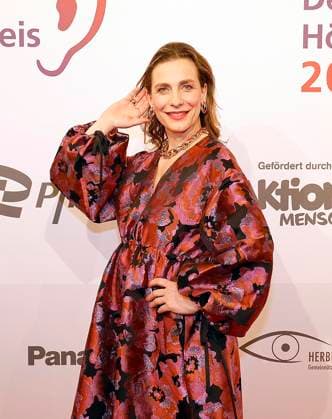 Nadine Heidenreich at the German Audio Film Award 2024 in the Deutsche Telekom Berlin Capital City Representation
