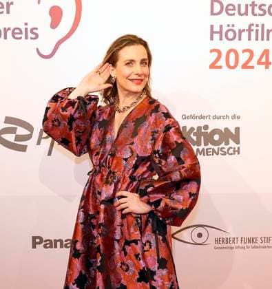 Nadine Heidenreich at the German Audio Film Award 2024 in the Deutsche Telekom Berlin Capital City Representation