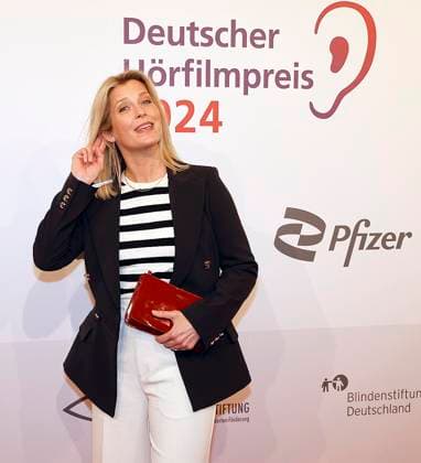 Valerie Niehaus at the German Audio Film Award 2024 at the Deutsche Telekom Berlin Capital Representation