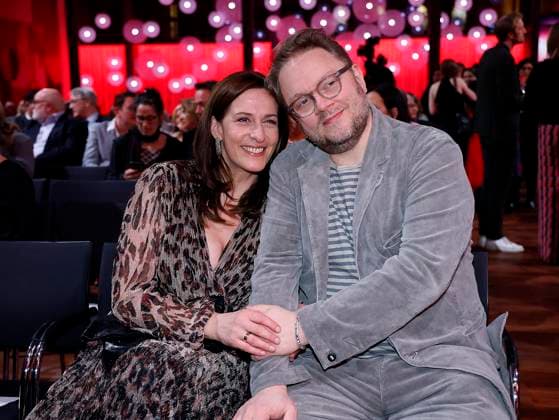 Ulrike Frank, Marc Schubring at the German Audio Film Award 2024 at the Deutsche Telekom Berlin Capital Representation Office