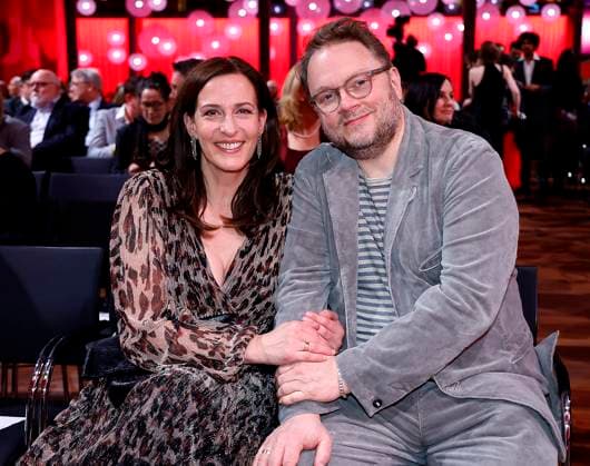 Ulrike Frank, Marc Schubring at the German Audio Film Award 2024 at the Deutsche Telekom Berlin Capital Representation Office