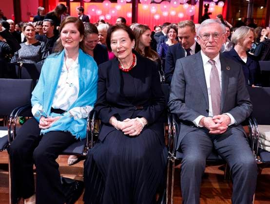 Ulrike Koehler, Eva Luise Koehler, Horst Koehler at the German Audio Film Award 2024 at the Deutsche Telekom Berlin Capital Representation Office