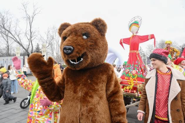 RUSSIA EXPO. Maslenitsa Week 8642786 17.03.2024 The International RUSSIA EXPO Forum and Exhibition. Maslenitsa festivities. Ilya Pitalev host photo agency: RIA Novosti Moscow Russia  Copyright: xIlyaxPitalevx