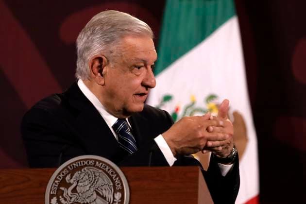 Mexican President, Lopez Obrador Daily Briefing March 20, 2024, Mexico City, Mexico:Mexico™s President, Andres Manuel Lopez Obrador gesticulates while answers question for the media during his daily briefing at the National Palace. on March 20, 2024 in Mexico City, Mexico (Photo by Luis Barron Eyepix Group) Copyright: xLuisxBarronx xEyepixxGroupx LB_20032024_114635