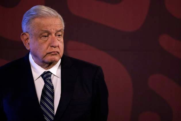 Mexican President, Lopez Obrador Daily Briefing March 20, 2024, Mexico City, Mexico:Mexico™s President, Andres Manuel Lopez Obrador gesticulates while answers question for the media during his daily briefing at the National Palace. on March 20, 2024 in Mexico City, Mexico (Photo by Luis Barron Eyepix Group) Copyright: xLuisxBarronx xEyepixxGroupx LB_20032024_114627