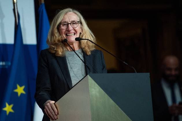 Cesar Des Lyceens 2024 Award French Minister of Education and Youth Nicole Belloubet attending the Cesar Des Lyceens 2024 Award at La Sorbonne In Paris in Paris, France, on March 20, 2024. Photo by Aurore Marechal ABACAPRESS.COM Paris France  Copyright: xMarechalxAurore ABACAx