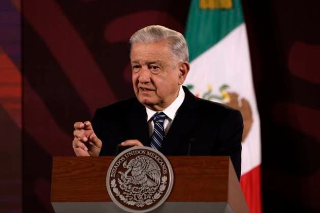 March 20, 2024, Mexico City, Mexico:MexicoÃ¢â‚¬â ¢s President, Andres Manuel Lopez Obrador gesticulates while answers question for the media during his daily briefing at the National Palace. on March 20, 2024 in Mexico City, Mexico Mexico City Mexico - ZUMAe321 20240320_zia_e321_011 Copyright: xLuisxBarronx