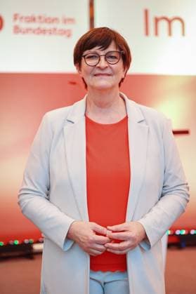 Saskia Esken, SPD party chairwoman, at the presentation of the Otto Wels Prize in the German Bundestag, 20 3 2024, Bundestag, Reichstag building, Berlin, Germany kreativmedia_spd_1