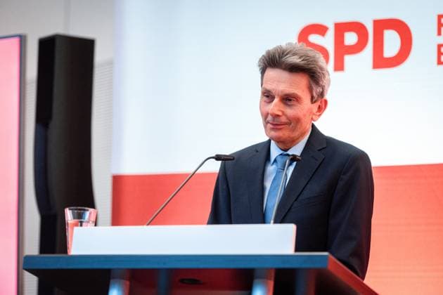 Rolf Mützenich, SPD, at the presentation of the Otto Wels Prize in the German Bundestag, 20 3 2024, Bundestag, Reichstag Building, Berlin, Germany kreativmedia_spd_30