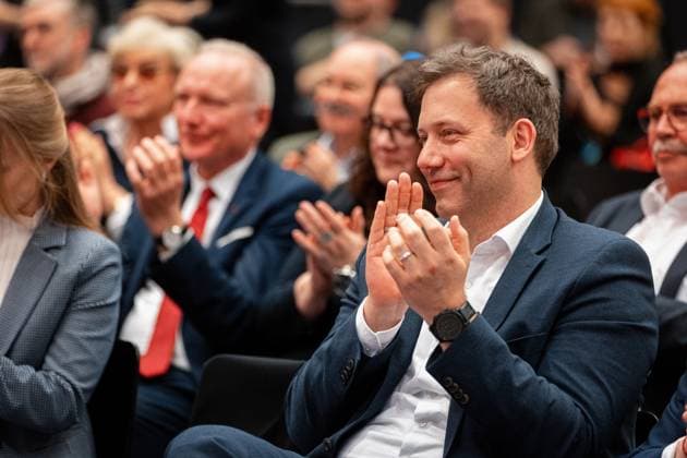Lars Klingbeil, SPD, at the presentation of the Otto Wels Prize in the German Bundestag, 20 3 2024, Bundestag, Reichstag Building, Berlin, Germany kreativmedia_spd_44