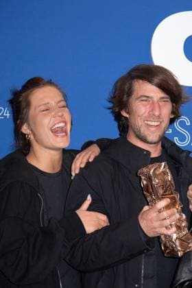 Cesar Des Lyceens 2024 Award Grand Rex Hugo Selignac and Adele Exarchopoulos attending the Cesar Des Lyceens 2024 Award at the Grand Rex Cinema in Paris, France, on March 20, 2024. Photo by Aurore Marechal ABACAPRESS.COM Paris France  Copyright: xMarechalxAurore ABACAx