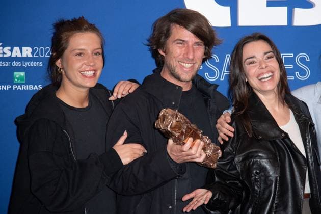 Cesar Des Lyceens 2024 Award Grand Rex Elodie Bouchez, Hugo Selignac and Adele Exarchopoulos attending the Cesar Des Lyceens 2024 Award at the Grand Rex Cinema in Paris, France, on March 20, 2024. Photo by Aurore Marechal ABACAPRESS.COM Paris France  Copyright: xMarechalxAurore ABACAx
