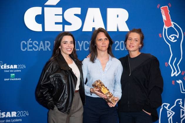Cesar Des Lyceens 2024 Award Grand Rex Elodie Bouchez, Jeanne Herry and Adele Exarchopoulos attending the Cesar Des Lyceens 2024 Award at the Grand Rex Cinema in Paris, France, on March 20, 2024. Photo by Aurore Marechal ABACAPRESS.COM Paris France  Copyright: xMarechalxAurore ABACAx
