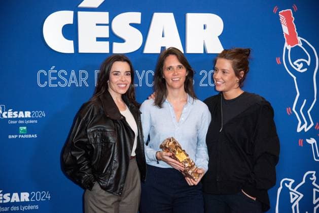 Cesar Des Lyceens 2024 Award Grand Rex Elodie Bouchez, Jeanne Herry and Adele Exarchopoulos attending the Cesar Des Lyceens 2024 Award at the Grand Rex Cinema in Paris, France, on March 20, 2024. Photo by Aurore Marechal ABACAPRESS.COM Paris France  Copyright: xMarechalxAurore ABACAx
