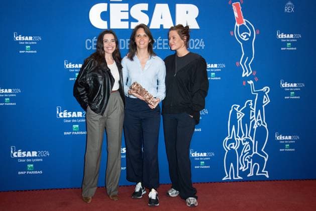 Cesar Des Lyceens 2024 Award Grand Rex Elodie Bouchez, Jeanne Herry and Adele Exarchopoulos attending the Cesar Des Lyceens 2024 Award at the Grand Rex Cinema in Paris, France, on March 20, 2024. Photo by Aurore Marechal ABACAPRESS.COM Paris France  Copyright: xMarechalxAurore ABACAx