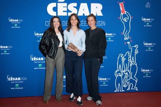Cesar Des Lyceens 2024 Award Grand Rex Elodie Bouchez, Jeanne Herry and Adele Exarchopoulos attending the Cesar Des Lyceens 2024 Award at the Grand Rex Cinema in Paris, France, on March 20, 2024. Photo by Aurore Marechal ABACAPRESS.COM Paris France  Copyright: xMarechalxAurore ABACAx