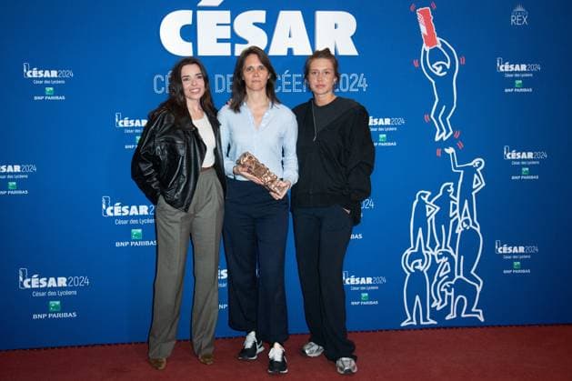 Cesar Des Lyceens 2024 Award Grand Rex Elodie Bouchez, Jeanne Herry and Adele Exarchopoulos attending the Cesar Des Lyceens 2024 Award at the Grand Rex Cinema in Paris, France, on March 20, 2024. Photo by Aurore Marechal ABACAPRESS.COM Paris France  Copyright: xMarechalxAurore ABACAx