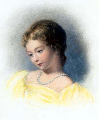 AUGUSTA ADA LOVELACE (1815-1852). Née Byron. Countess of Lovelace. Daughter of the poet Lord Byron and mathematician considered the world s first computer programmer, as a child. Stipple engraving, 19th century.  Copyright: xSarinxImagesx xGRANGERx 0045498