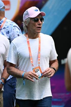 Jon Bon Jovi is seen during The Miami Open at Hard Rock Stadium Featuring: Jon Bon Jovi Where: Miami Gardens, Florida, United States When: 20 Mar 2024 Credit: Robert Bell INSTARimages EDITORIAL USE ONLY. NOT FOR USE BY NEWSPAPERS BASED IN THE UK. Copyright: xLarryxMaranox 53587994