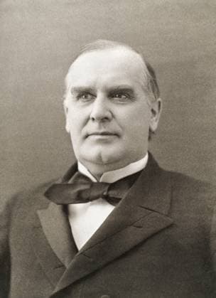 WILLIAM McKINLEY (1843-1901). 25th President of the United States. Photographed in 1896.  Copyright: xGRANGERx xGRANGERx 0066917