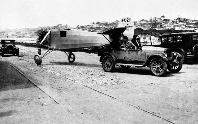 SPIRIT OF ST. LOUIS, 1927. The fuselage of the Spirit of St. Louis being readied for transport from the Ryan Aeronautical Company.  Copyright: xGRANGERx xGRANGERx 0069732