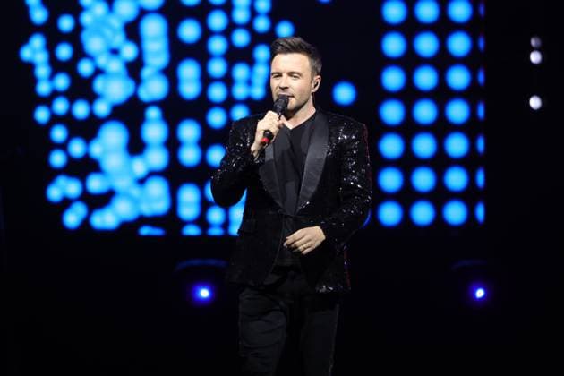Irish Band Westlife In Concert Of Their Wild Dreams Tour March 22, 2024, Mexico City, Mexico: Shane Filan member of te Irish band Westlife performs during The Wild Dreams tour at the Arena CDMX. on March 22, 2024 in Mexico City, Mexico. (Photo by Luis Marin Eyepix Group) Copyright: xLuisxMarin xEyepixxGroupx LM_22032024_114968