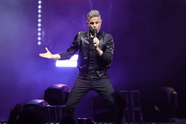 March 22, 2024, Mexico City, Ciudad de Mexico, Mexico: March 22, 2024, Mexico City, Mexico: Nicky Byrne member of te Irish band Westlife performs during The Wild Dreams tour at the Arena CDMX. on March 22, 2024 in Mexico City, Mexico. Mexico City Mexico - ZUMAe321 20240322_zea_e321_004 Copyright: xLuisxMarin xEyepixxGroupx
