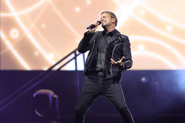 March 22, 2024, Mexico City, Ciudad de Mexico, Mexico: March 22, 2024, Mexico City, Mexico: Kian Egan member of te Irish band Westlife performs during The Wild Dreams tour at the Arena CDMX. on March 22, 2024 in Mexico City, Mexico. Mexico City Mexico - ZUMAe321 20240322_zea_e321_019 Copyright: xLuisxMarin xEyepixxGroupx