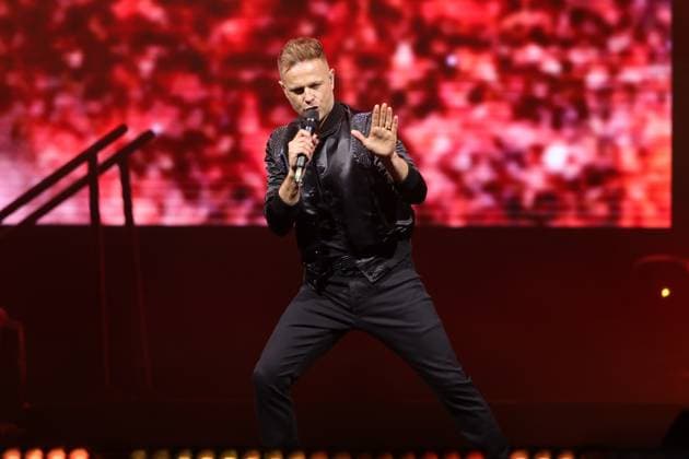 March 22, 2024, Mexico City, Ciudad de Mexico, Mexico: March 22, 2024, Mexico City, Mexico: Nicky Byrne member of te Irish band Westlife performs during The Wild Dreams tour at the Arena CDMX. on March 22, 2024 in Mexico City, Mexico. Mexico City Mexico - ZUMAe321 20240322_zea_e321_017 Copyright: xLuisxMarin xEyepixxGroupx