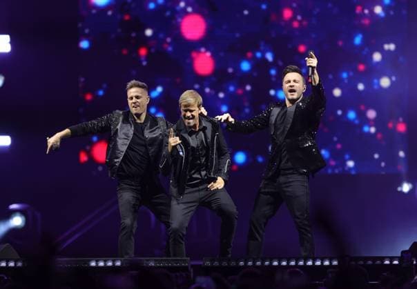 March 22, 2024, Mexico City, Ciudad de Mexico, Mexico: March 22, 2024, Mexico City, Mexico: Nicky Byrne, Shane Filan, Kian Egan members of te Irish band Westlife performs during The Wild Dreams tour at the Arena CDMX. on March 22, 2024 in Mexico City, Mexico. Mexico City Mexico - ZUMAe321 20240322_zea_e321_038 Copyright: xLuisxMarin xEyepixxGroupx
