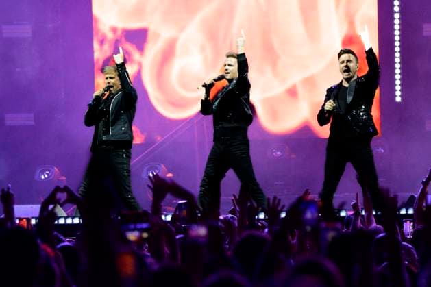 March 22, 2024, Mexico City, Mexico City, Mexico: The Irish band The Westlife during their concert at the Mexico City Arena, on their The Wild Dreams tour..Mexican fans of The Westlife packed the Mexico City Arena, which has a capacity for twenty-two thousand attendees. Mexico City Mexico - ZUMAn296 20240322_zip_n296_012 Copyright: xJorgexNunezx