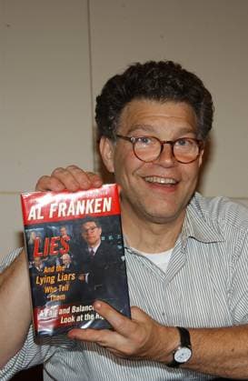 AL FRANKEN BOOK SIGNING NY AL FRANKEN AT A BOOK SIGNING HELD AT BARNES AND NOBLE FOR HIS NEW BOOK LIES AND THE LYING LIARS THAT TELL THEM . NEW YORK CITY. 5 AUGUST 2004. PICTURES , Credit:Kristin Callahan Avalon 0537426450