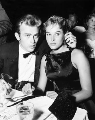 DEAN & ANDRESS, 1955. American actor James Dean with Swiss actress Ursula Andress, 9 September 1955.  Copyright: xGRANGERx xGRANGERx 0108874