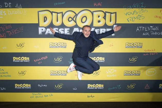Bilder des Jahres 2024, Entertainment 03 März Entertainment Themen der Woche KW12 Entertainment Bilder des Tages Ducobu Passe Au Vert Premiere Elie Semoun attending the Ducobu Passe Au Vert Premiere at the UGC Normandie in Paris, France, on March 24, 2024. Photo by Aurore Marechal ABACAPRESS.COM Paris France  Copyright: xMarechalxAurore ABACAx