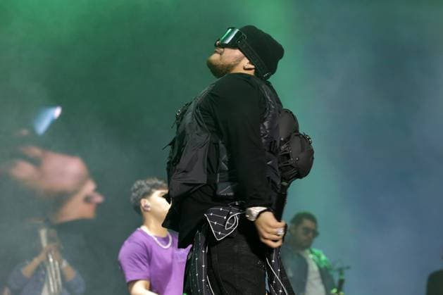 March 25, 2024, Mexico City, Ciudad de Mexico, Mexico: March 24, 2024, Mexico City, Mexico: JesoÂºs Ortiz Paz vocalist of of Fuerza Regida performs during the Axe Ceremonia music festival 2024 at Parque Bicentenario. on March 24, 2024 in Mexico City, Mexico. Mexico City Mexico - ZUMAe321 20240325_zea_e321_019 Copyright: xIsmaelxRosas xEyepixxGroupx