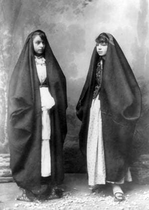 Palestine: Two young women posing in a photographic studio, the girl on the left wearing fashionable Ottoman-style platform shoes. Nazareth, c. 1910 Palestine (Arabic: ÙÙ Ø³Ø·ÙäÙÜŽ Filasá¹­Ä«n, Falasá¹­Ä«n, Filisá¹­Ä«n; Greek: Î Î±Î»Î±Î¹ÏƒÏ Î¯Î½Î·, PalaistinÄ ; Latin: Palaestina; Hebrew: ×¤×œ× ×ª×™× × Palestina) is a name given to the geographic region between the Mediterranean Sea and the Jordan River. The region is also known as the Land of Israel (Hebrew: ××¨×¥Ö¾×™× ×¨××œ Eretz-Yisra el), the Holy Land and the Southern Levant.<br ><br > In 1832 Palestine was conquered by Muhammad Ali s Egypt, but in 1840 Britain intervened and returned control of the Levant to the Ottomans in return for further capitulations. The end of the 19th c Copyright: xxPicturesxFromxHistoryx