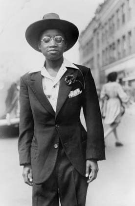 CHICAGO: BOY, 1941. A boy dressed up for the Easter Parade in Chicago, Illinois. Photograph, Edwin Rosskam, 1941.  Copyright: xGRANGERx xGRANGERx 0260467