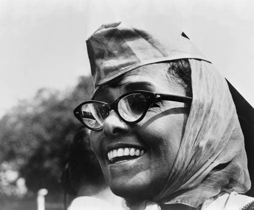 LENA HORNE (1919-2010). American singer. At the March on Washington. Photograph, August 1963.  Copyright: xGRANGERx xGRANGERx 0634017