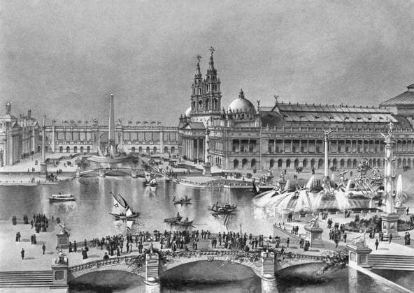 COLUMBIAN EXPOSITION, 1893. The World s Columbian Exposition in Chicago, Illinois. Collotype print, 1893.  Copyright: xGRANGERx xGRANGERx 0653622