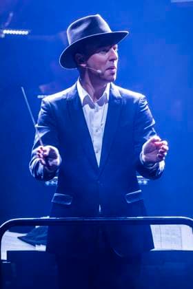 Conductor Robert Emery at the concert The Music of Hans Zimmer John Williams with the Kyiv Camerata National Presidential Orchestra in the Messehalle Erfurt, 28 03 2024 Foto:xM.xKremerx xFuturexImagex zimmer_williams_4331