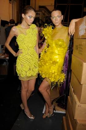 Backstage Ashley Isham Ready to Wear Spring Summer 2009 LONDON Fashion week September 2008 ASHLEY ISHAM Ready to wear SPRING SUMMER 2009, Credit:Zeppelin Photo Avalon 0542601758