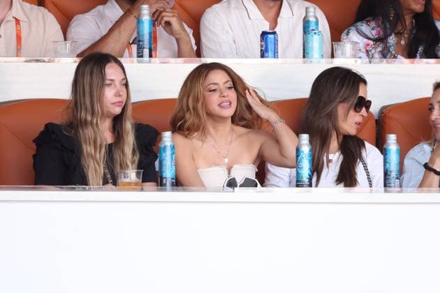 MIAMI GARDENS, FLORIDA - MARCH 31: Colombian Singer Shakira watches from the VIP Suites Jannik Sinner from Italy defeat Grigor Dimitrov from Bulgaria in the men s single finals of 2024 Miami Open at Hard Rock Stadium on March 31, 2024 in Miami Gardens, Florida....People: Shakira Miami Gardens United States Of America - ZUMAs214 20240331_aba_s214_011 Copyright: xSMGx