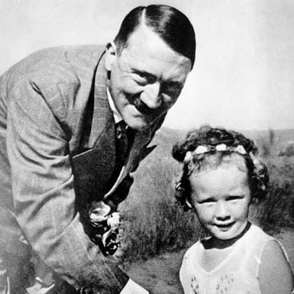 Germany: Adolf Hitler posing with a little girl, 1935 Adolf Hitler (20 April 1889 30 April 1945) was a German politician of Austrian origin who was the leader of the Nazi Party (NSDAP), Chancellor of Germany from 1933 to 1945, and Führer ( leader ) of Nazi Germany from 1934 to 1945.<br ><br > As dictator of Nazi Germany he initiated World War II in Europe and was a central figure of the Holocaust. Copyright: xxPicturesxFromxHistoryx