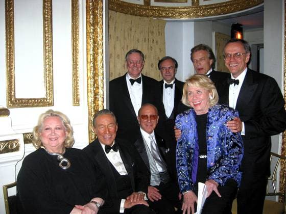 2002 LIVING LEGEND GALA NY BARBARA COOK, MIKE WALLACE, CLIVE DAVIS AND PETER MARTIN WITH MALCOLM FORBES JR. AND BROTHERS AT THE 2002 LIVING LEGEND GALA AT THE PLAZA HOTEL. NEW YORK CITY. 07 NOVEMBER 2002. PICTURES -. NO NY DAILY NEWS PLEASE, Credit:Aubrey Reuben Avalon 0543020574