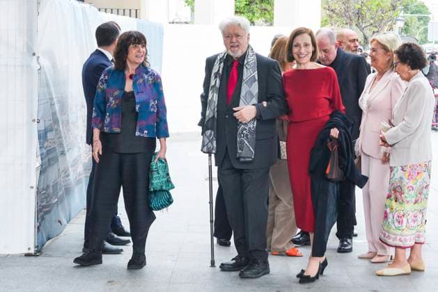 Royals At Merit In The Fine Arts Gold Medals - Cadiz Theater director Mario Gas during the presentation of the Gold Medals for Merit in Fine Arts 2022 at the Palacio de Congresos on April 3, 2024 in Cadiz (Andalusia, Spain). The King and Queen of Spain preside over the presentation of the Gold Medals for Merit in Fine Arts 2022, with the participation of the Minister of Culture, Ernest Urtasun, the president of the Junta de Andalucia, Juanma Moreno, the president of the Parliament of Andalusia, Jesus Aguirre, and the mayor of Cadiz, Bruno Garcia. Photo by Francisco J. Olmo Europa Press ABACAPRESS.COM Cadiz (Andalusia) Spain Copyright: xEuropaxPress ABACAx