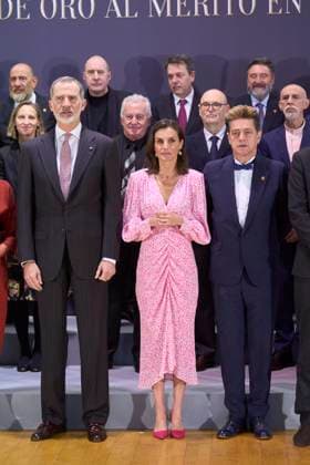 03-04-2024 Spain Queen Letizia and King Felipe attend the gold medals for Merit in the fine arts 2022 at the Cadiz congress palace in Cadiz. No Spain Â  Copyright: xPPEx