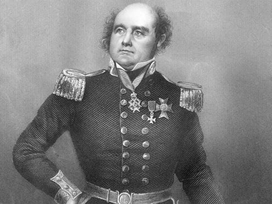 UK Canada: Rear-Admiral Sir John Franklin (1786 1847), British Royal Navy officer and explorer of the Arctic, 1828, National Archives of Canada Franklin also served as Lieutenant-Governor of Van Diemen s Land (now Tasmania) from 1837 to 1843. He disappeared on his last expedition, attempting to chart and navigate a section of the Northwest Passage in the Canadian Arctic. The icebound ships were abandoned and the entire crew perished from starvation, hypothermia, tuberculosis, lead poisoning and scurvy.<br ><br > In September 2014, the Prime Minister of Canada, Stephen Harper, announced that the wreck of HMS Erebus, one of the two ships from Franklin s final voyage, had been rediscovered.<br ><br > On 12 September 2016, it was announ Copyright: xxPicturesxFromxHistoryx