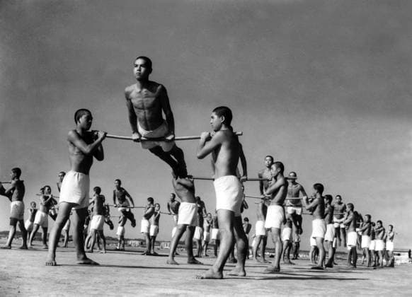 Japan: Naval students training, Yokosuka, Ken Domon (1909 - 1990), 1936 Ken Domon (25 October 1909 15 September 1990) is one of the most renowned Japanese photographers of the 20th century. He is most celebrated as a photojournalist, though he may have been most prolific as a photographer of Buddhist temples and statuary. Copyright: xxPicturesxFromxHistoryx